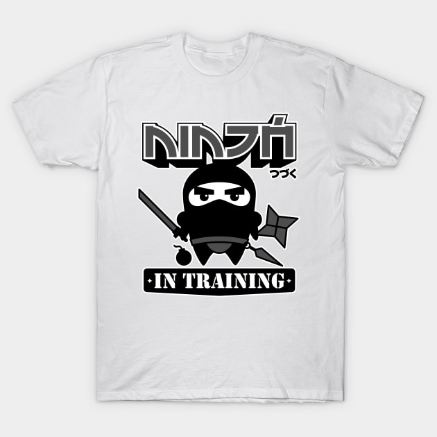 Ninja In Training T-Shirt by teevisionshop